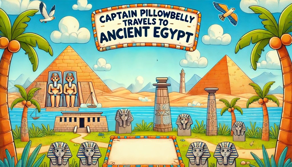 Captain Pillowbelly travel to Ancient&nbsp;Egypt