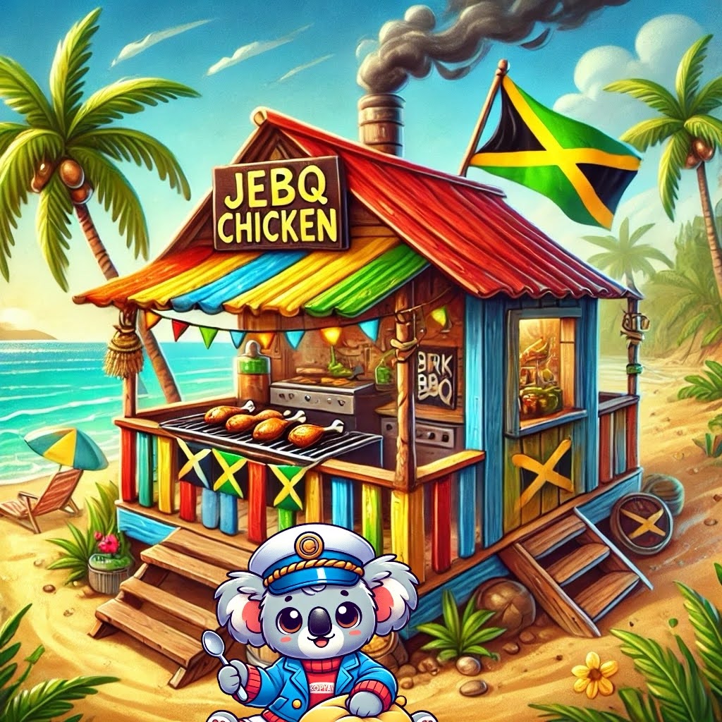 Taste Jerk Chicken and Sweet Fruits