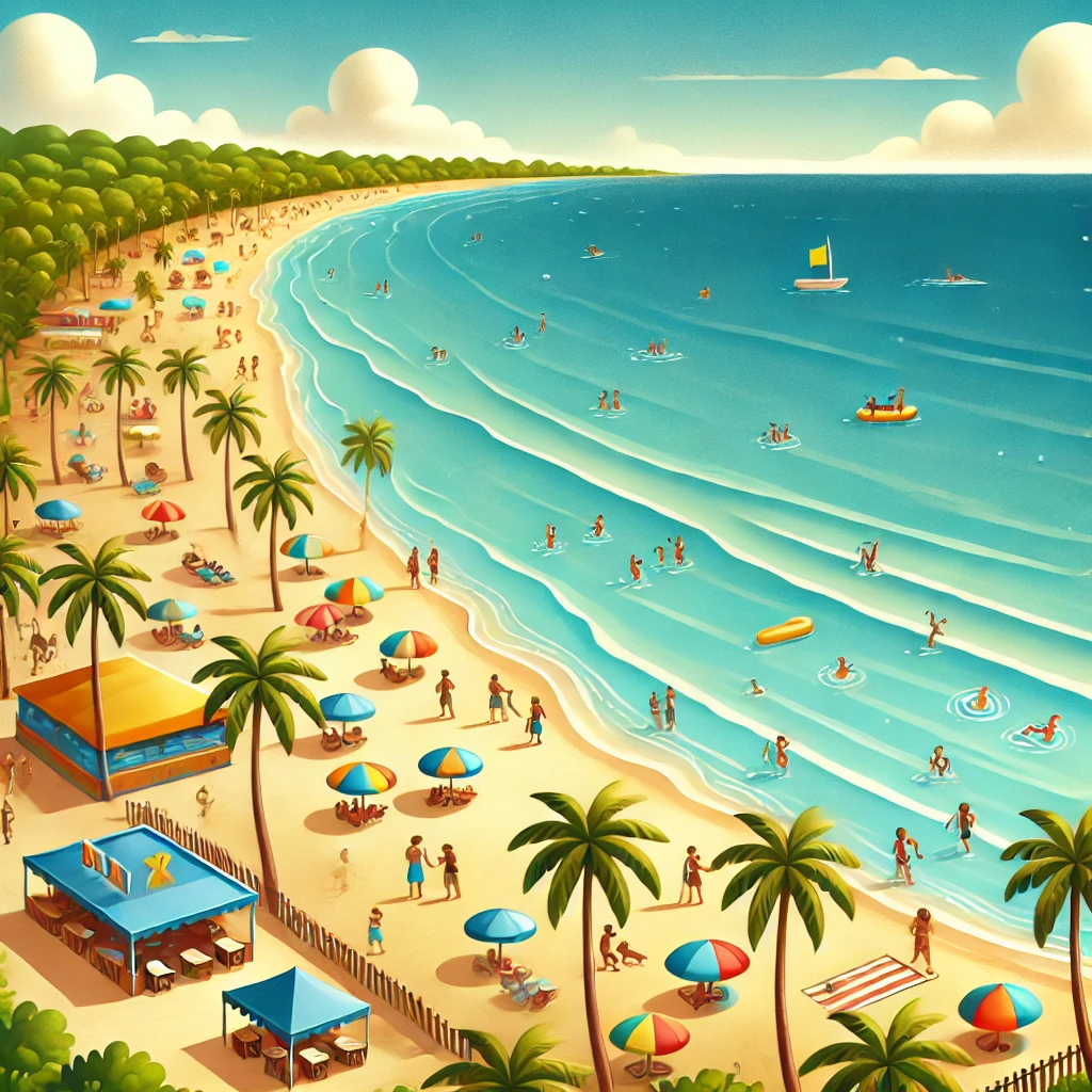 Build Sandcastles at Seven Mile Beach