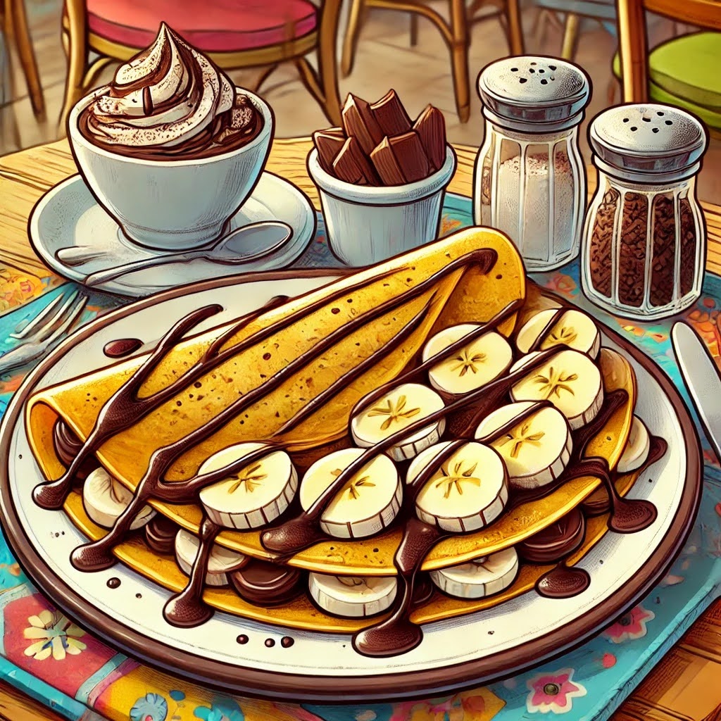 Crepes by the Sea in Monaco. A Captain PillowBelly feast